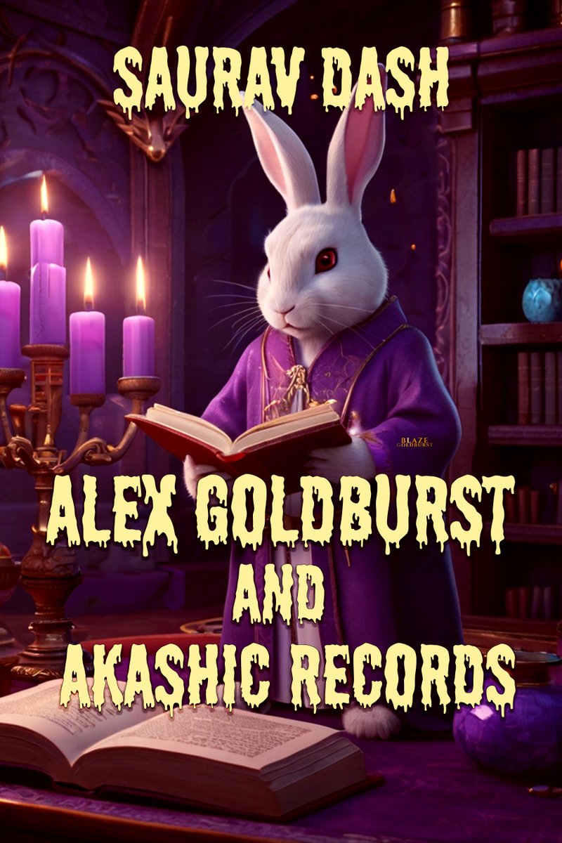 Get your copy today: amzn.to/4bdgmxj

📚 Dive into the mystical world of 'Alex Goldburst and Akashic Records' by Saurav Dash! Follow detective rabbit Alex on his odyssey through the enigmatic Akashic Library. 
#blazegoldburst #akashicrecords #occult #authorservices #books