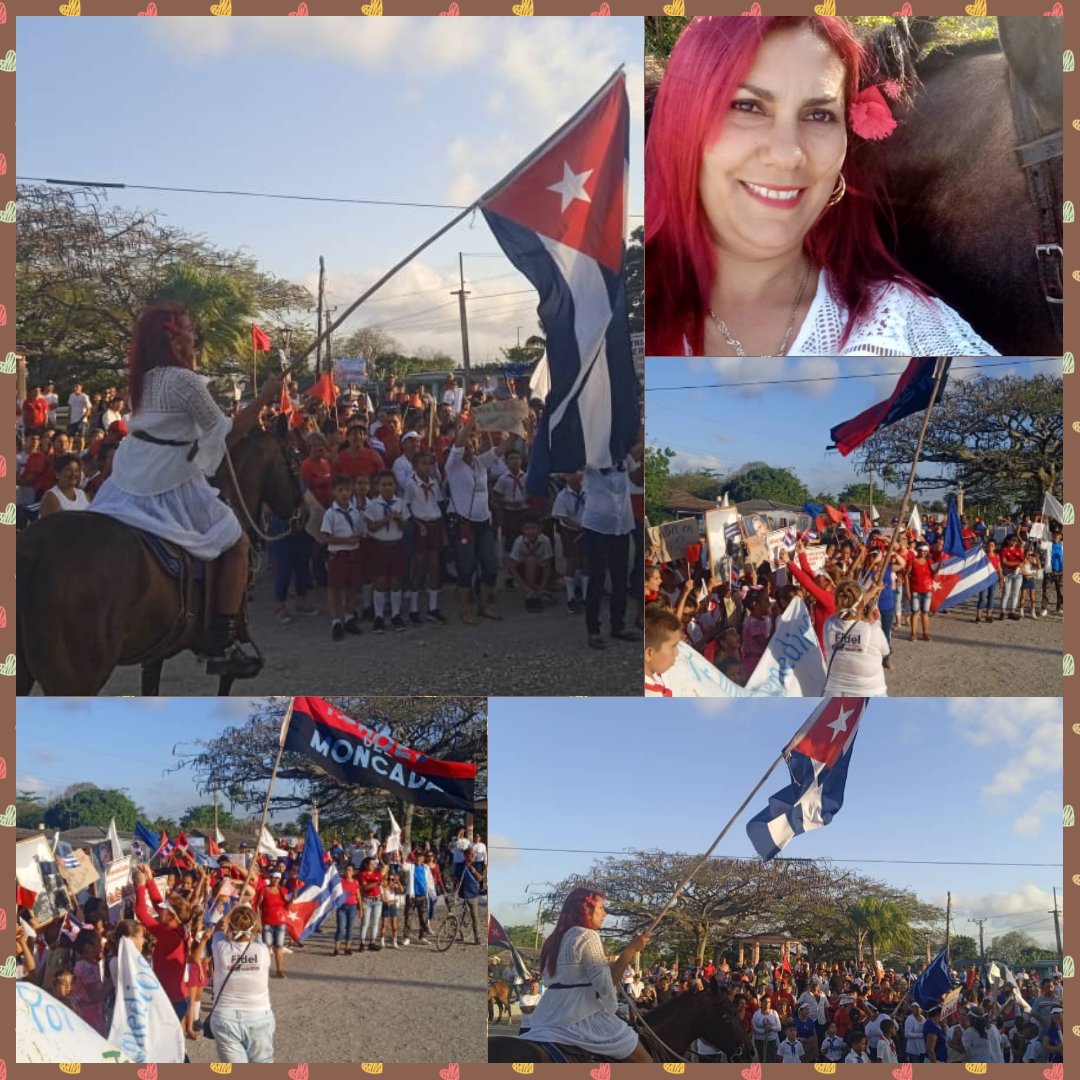 Remate de Ariosa  #GenteQueSuma, Felicidades, hermoso desfile, el Partido se siente orgulloso de contar con un pueblo firme y entusiasta. #Cuba #NuestroRemedios