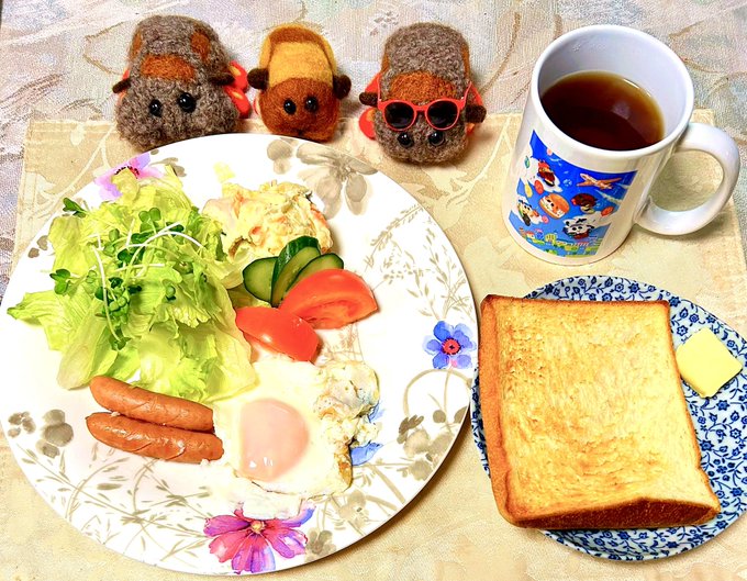 「レタス トースト」のTwitter画像/イラスト(新着)