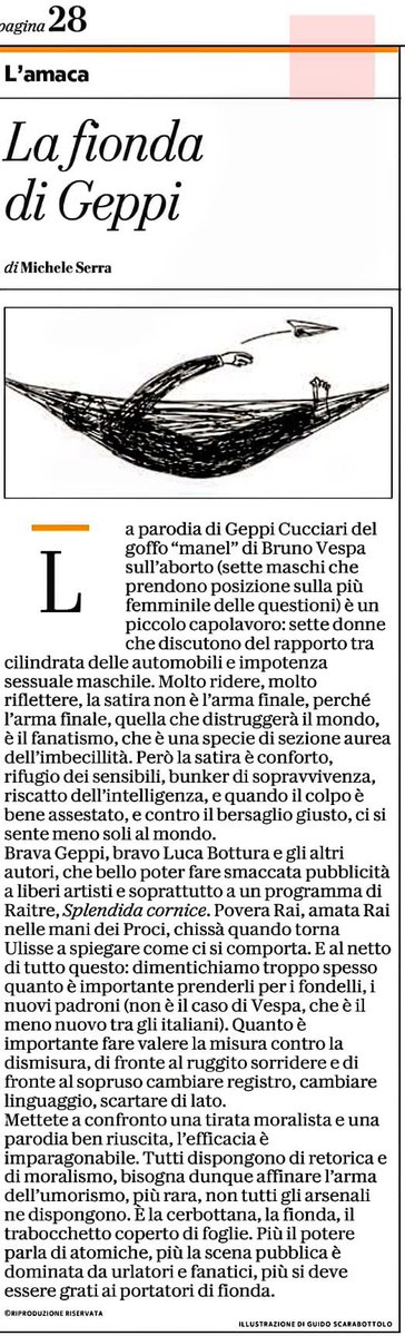 .@GeppiC vs #BrunoVespa Games Set Match! #splendidacornice @repubblica #MicheleSerra #lamaca 27 Aprile