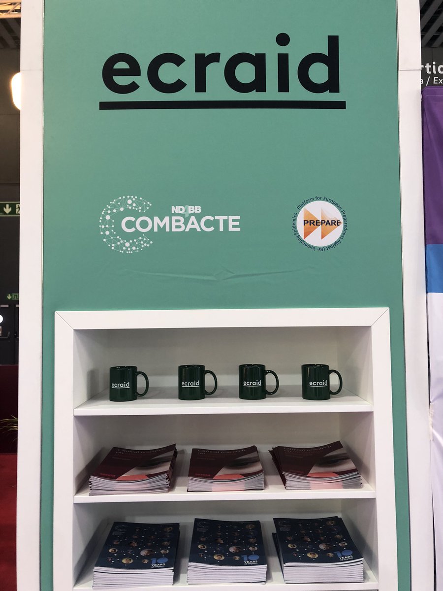 Proud & excited to once again partake in #ECCMID2024 #ESCMIDGlobal2024 at the @Ecraid booth E81! Stop by for more information on Ecraid & what it can offer as an international #research foundation @IHIEurope @ESCMID @EFPIA @EUScienceInnov @EU_Commission @UMCUtrecht