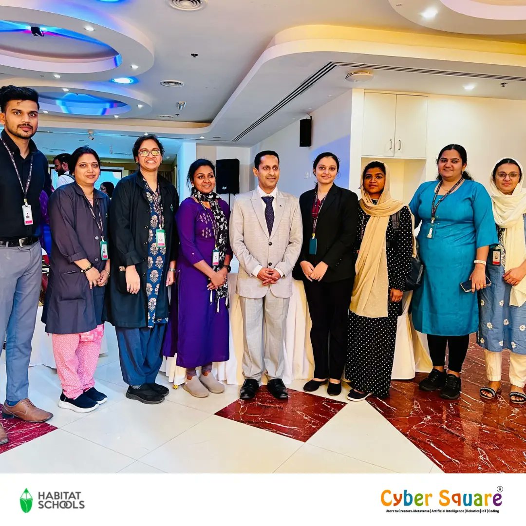 Upskilling teachers for a brighter tomorrow!

Cyber Square's training program for Habitat School teachers in UAE focuses on coding, tech integration, and innovative teaching methods.
#cybersquare #habitatschool #teacherstraining