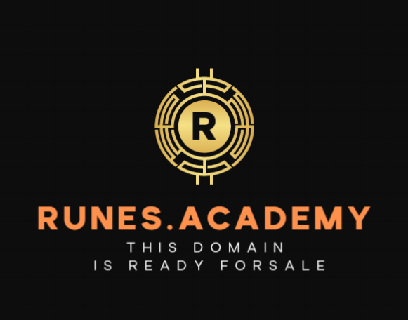 Awesome .... If you are great people with great vision , you could build this domain names Runes.Academy as great startup 

#RunesProtocol #runechain #runesdex #runesdao #Runestone #Bitcoin #Solana #Ethereum #ETF #CryptoNews #Airdrops #bitcoinrunes #SolanaRunes #DEX