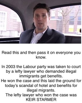#KeirStarmer has instructed #LabourParty Lords to vote against trying to stop illegal immigration coming from the #EuropeanUnion to the UK,he has form for this.  #NeverLabour #stoptheinvasion