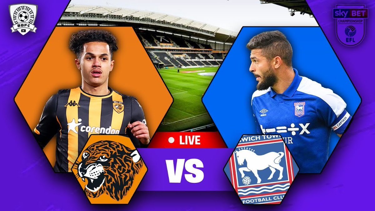 📺 HULL V IPSWICH TOWN LIVE WATCH-ALONG!! 🗣️ For those unable to make the game in person, let @Benjaminbloom and @IpsRich keep you company with a live watch-along of the big game later today! Join them from 19:30!! 📺 youtube.com/live/0qF5YAxi8…