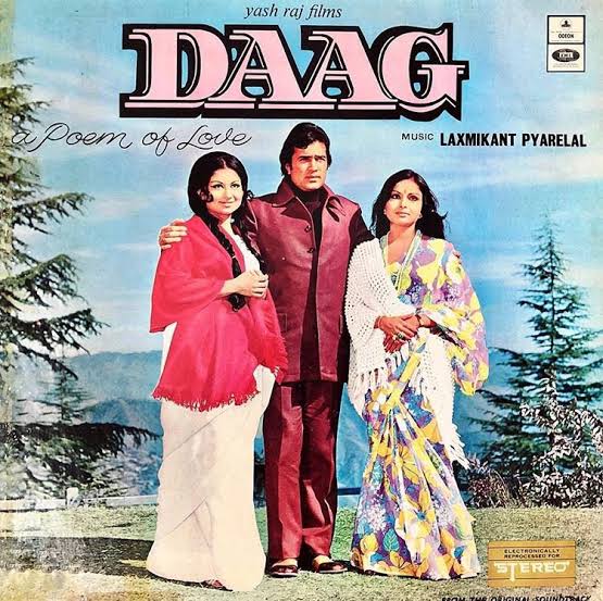 #51YearsOfDaag 
#51YearsOfYRF 

On this Day in 1973, #Daag released starring #RajeshKhanna , #SharmilaTagore & #Rakhee 

1st Film under @yrf Banner. Blockbuster with 3+ crs Footfalls