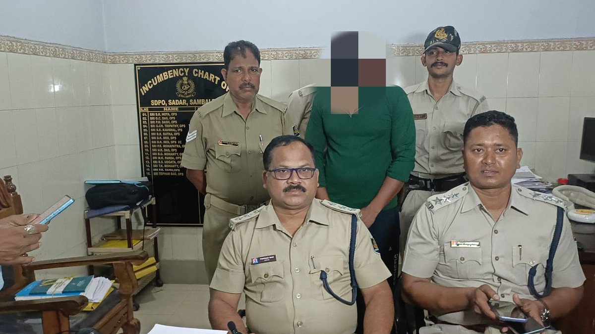 Ainthapali PS successfully detected a murder case and arrested the accused person within 24 hours i c.w. PS Case No. 140/24 U/s 302 IPC. @odisha_police @DGPOdisha @DIGPNRSAMBALPUR