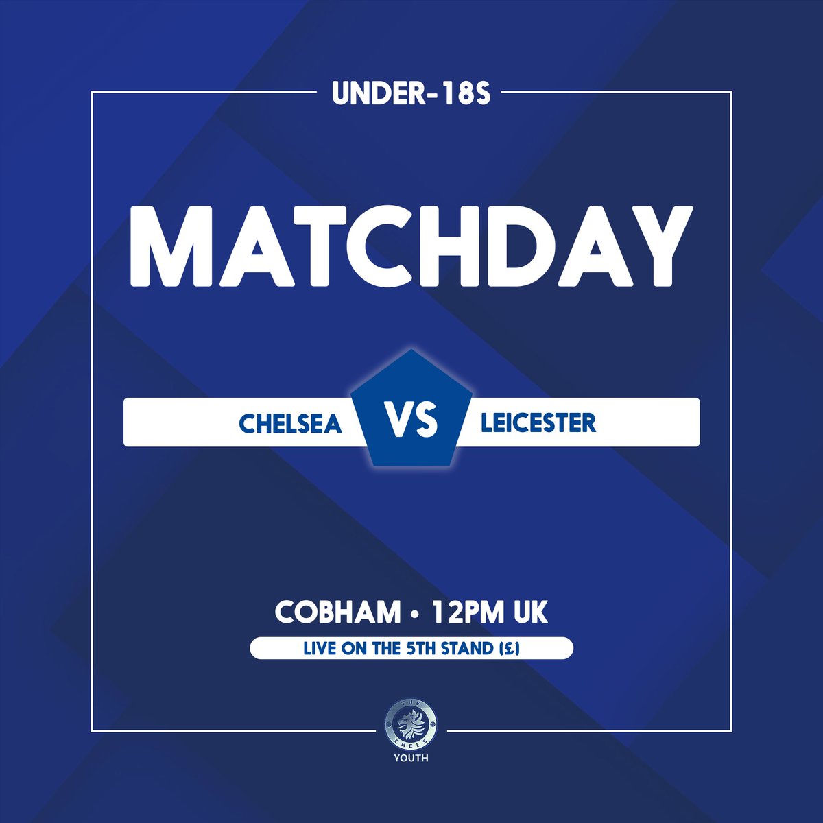 A big day of Chelsea football kicks off at lunchtime as #CFCU18 host Leicester looking to go one step closer to the #U18PL title.