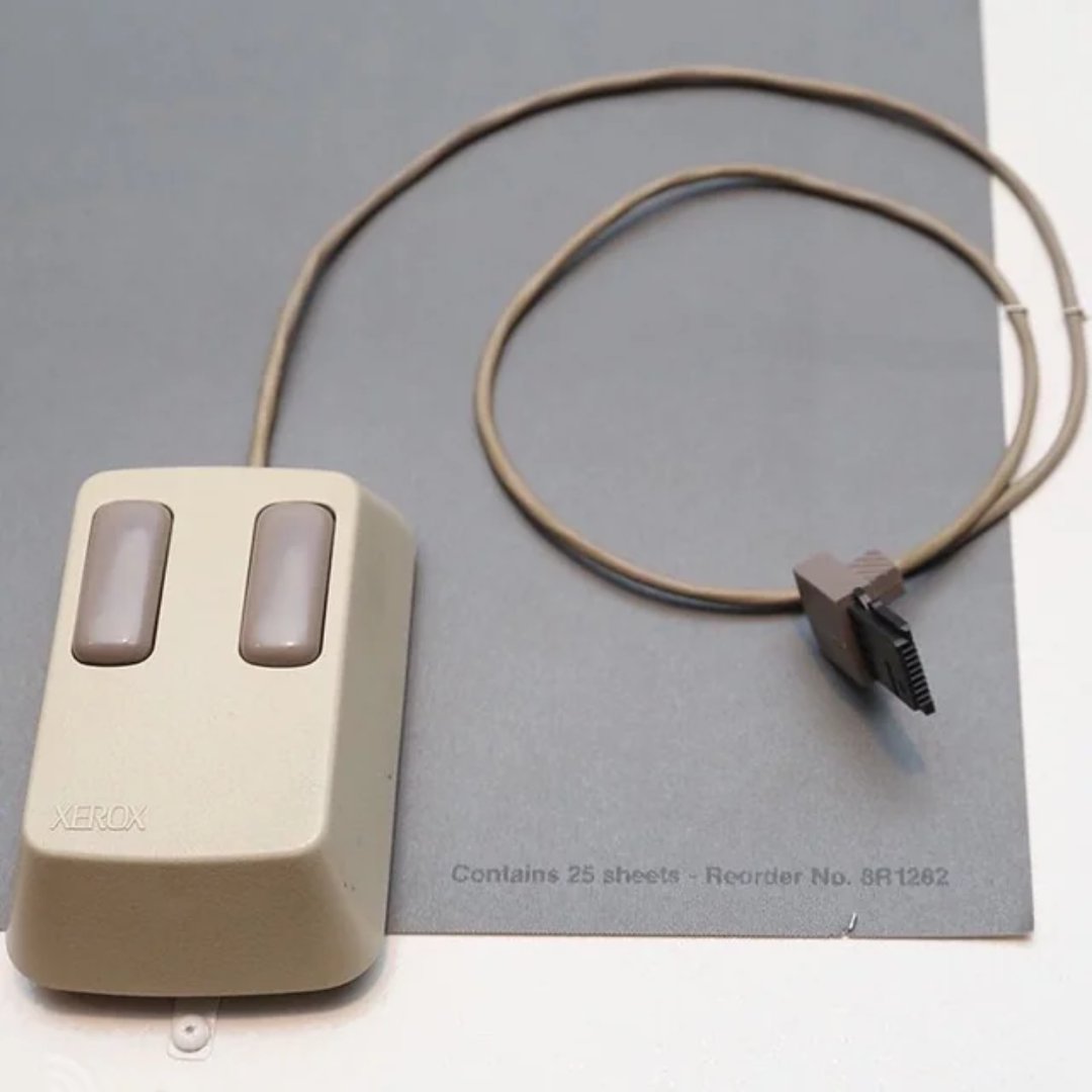 ON THIS DAY | In 1981, The first mouse integrated with a personal computer made its appearance with the Xerox Star workstation. #OTD #OnThisDay