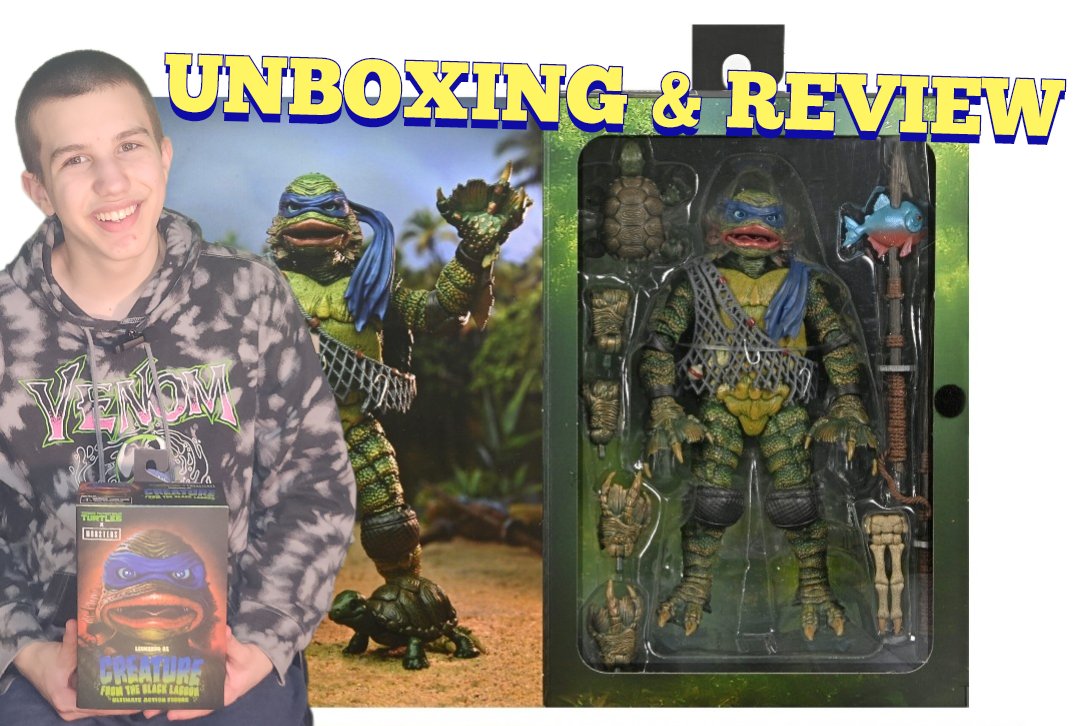 #neca @necaofficial tmnt x universal monsters creature from the black lagoon Leonardo 7am pst