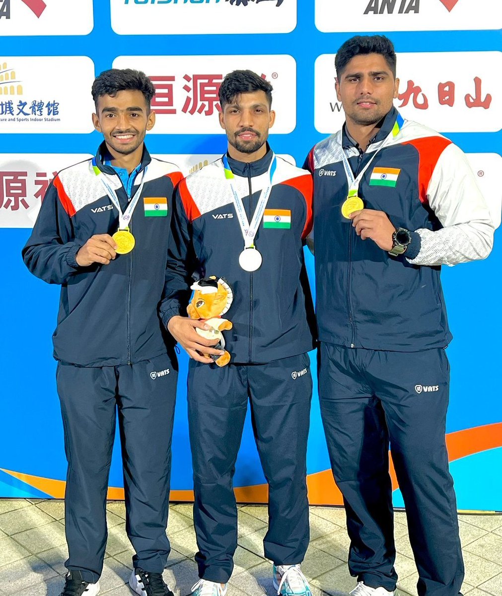 #IndianArmy #Wushu athlete Hav Arun won the Gold Medal 🏅 in the 90 Plus Kg category at the #WorldCup trials held in #China. The talented athlete has also qualified for the #WorldCup Championship to be held in #Australia later this year.