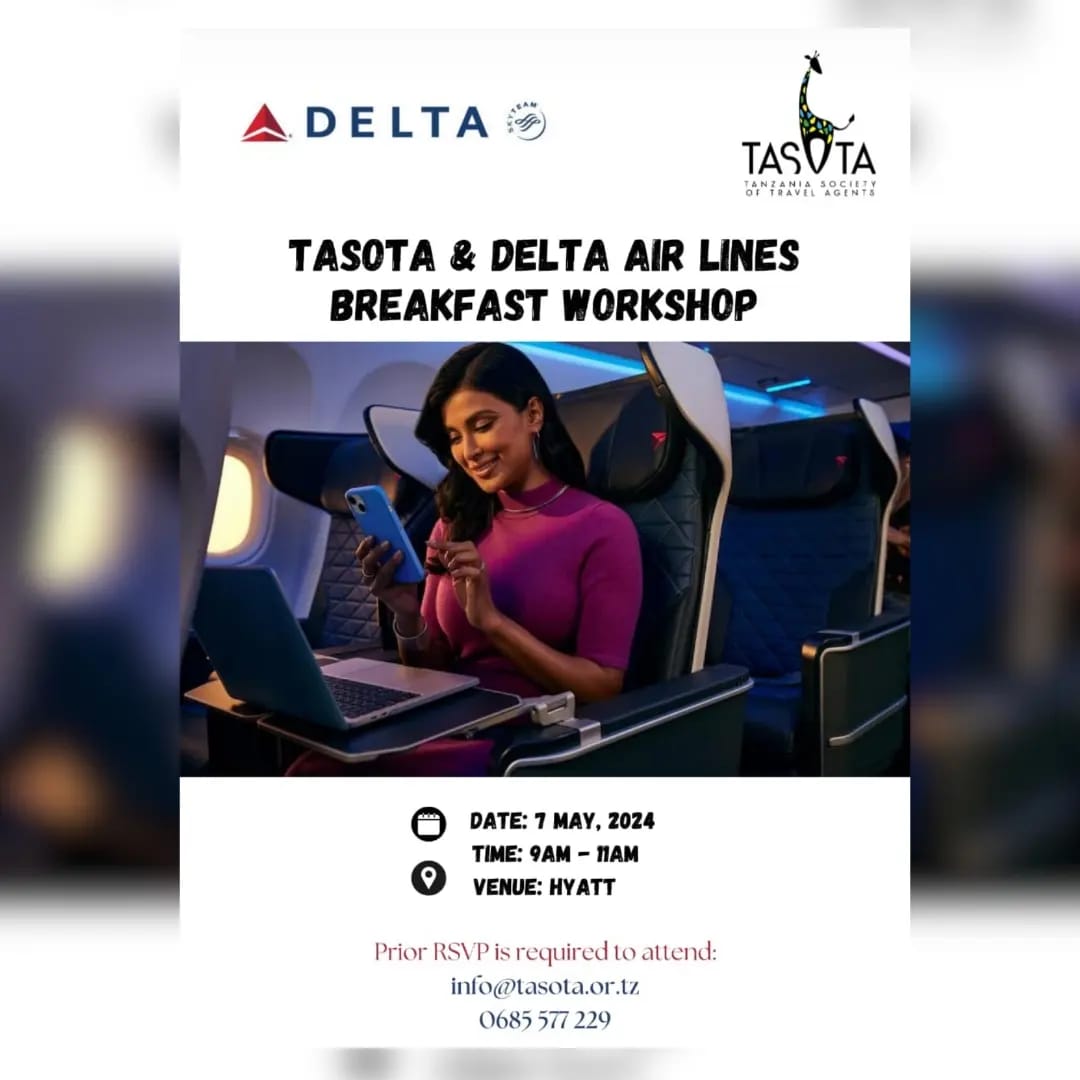 Upcoming Events you don't want to miss out on. Follow our page for more updates 
#traveler #deltaairlines #coastalairlines #eastafrica #aesata #aesata2024