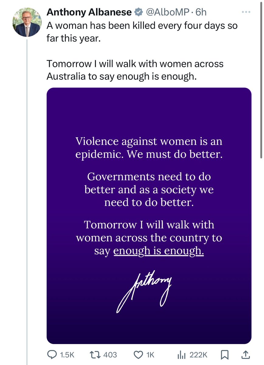 This post only makes sense if you know what a woman is, if woman is an objective category of human, if woman has a clear definition, which I am in federal court establishing so that women have legal rights & protections. Meanwhile, the prime minister is going for a walk.