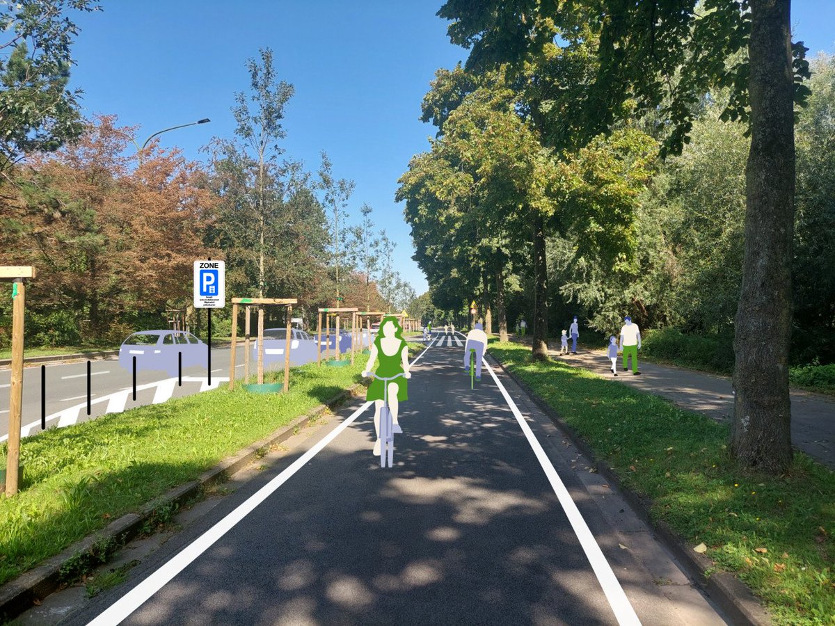 alechat1's tweet photo. Bd de la Woluwe:
D'ici 3-4 semaines, ce sera enfin la fin du chainon manquant de 1 km entre l'av. Hippocrate et l'av. Vandervelde
🙏🙏🙏
Cela veut dire qu'on va pouvoir rouler depuis Boitsfort jusqu'à Zaventem en site propre & sécurisé
#F2020/#C202
1/
https://t.co/Iyz9NrElJp https://t.co/0fQzkpjPL3