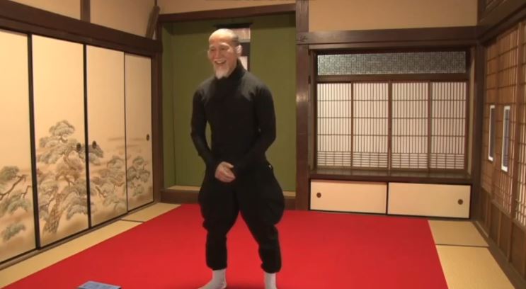 The smile when you realize you have become 'Japanese Cool' Thank you Master Sakakura @HokusaiUniverse @NucastIO for an amazing intimate experience. We learned the secret to speed of movement in your 60s and secrets of katana wielding between Edo and contemporary periods!