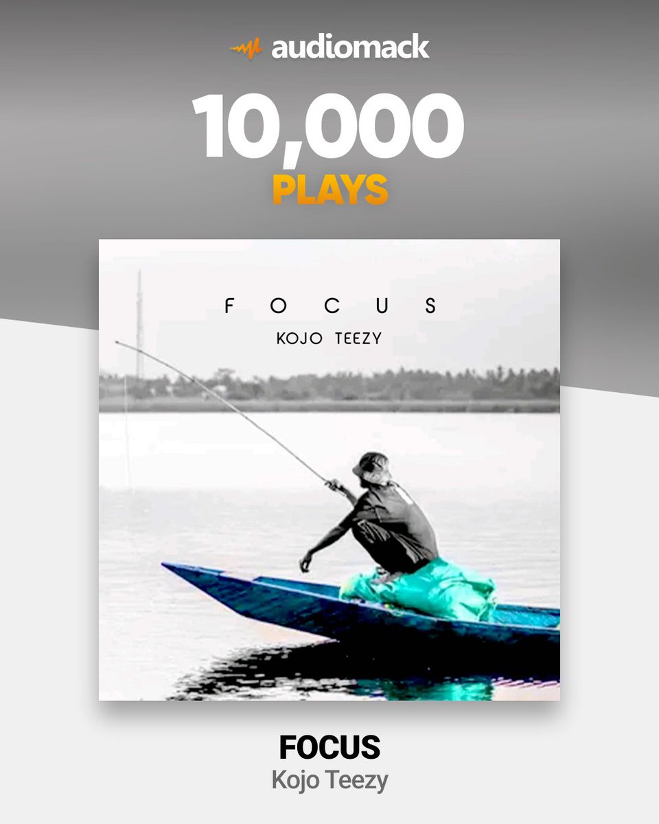 Running through the 4Th week with a 10K organic Plays 🙏❤️
#FocusEp
Cop it via this Link 
open.spotify.com/album/4783oaey…

#VisitVolta #TourGhana #LowerVoltaBridge #GhanaMusic #VoltaSongs #NewMusic