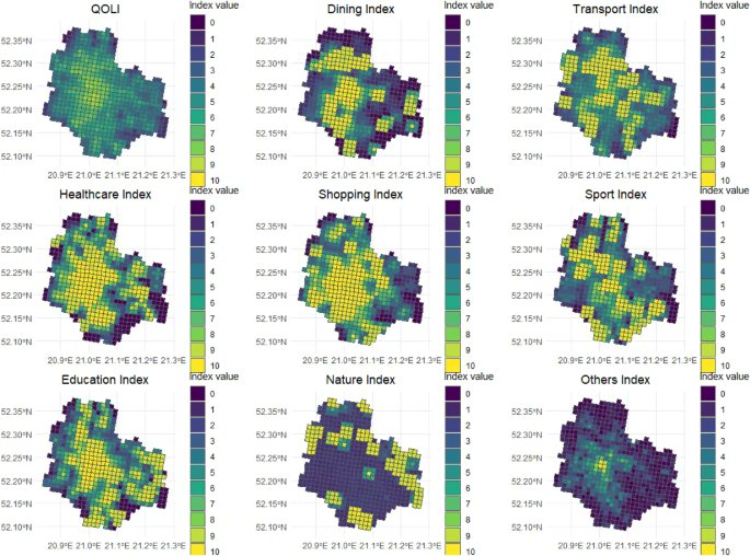 Our paper (with @E_Dobrowolska) in Scientific Reports on the design of the 'Quality of Life Index' (QOLI) based on OpenStreetMap data is already online! Easy to replicate in R (see Github), powerful in checking if a city is '15 minutes city'. nature.com/articles/s4159…