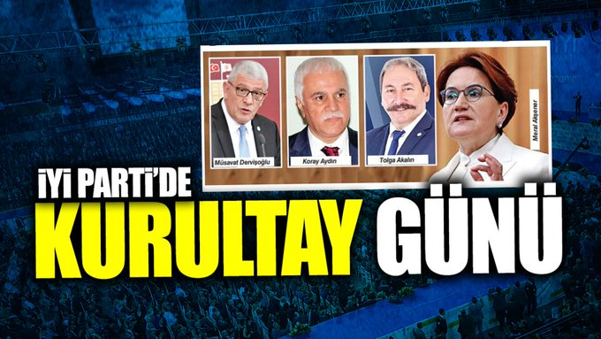 #iyiparti Kurultay günü!
#MeralAkşener'in veda konuşması yapacak
#31martsecimleri
-İP'yi hezimete uğratan
-İktidarı değil muhalefeti eleştirerek
-#Erdoğan ve #AKP'ye son hizmetini(..?) verip
-Genel Başkanlığı bırakan Akşener
Bundan böyle olmayacaktır...📌
yenicaggazetesi.com.tr/iyi-partide-ku…