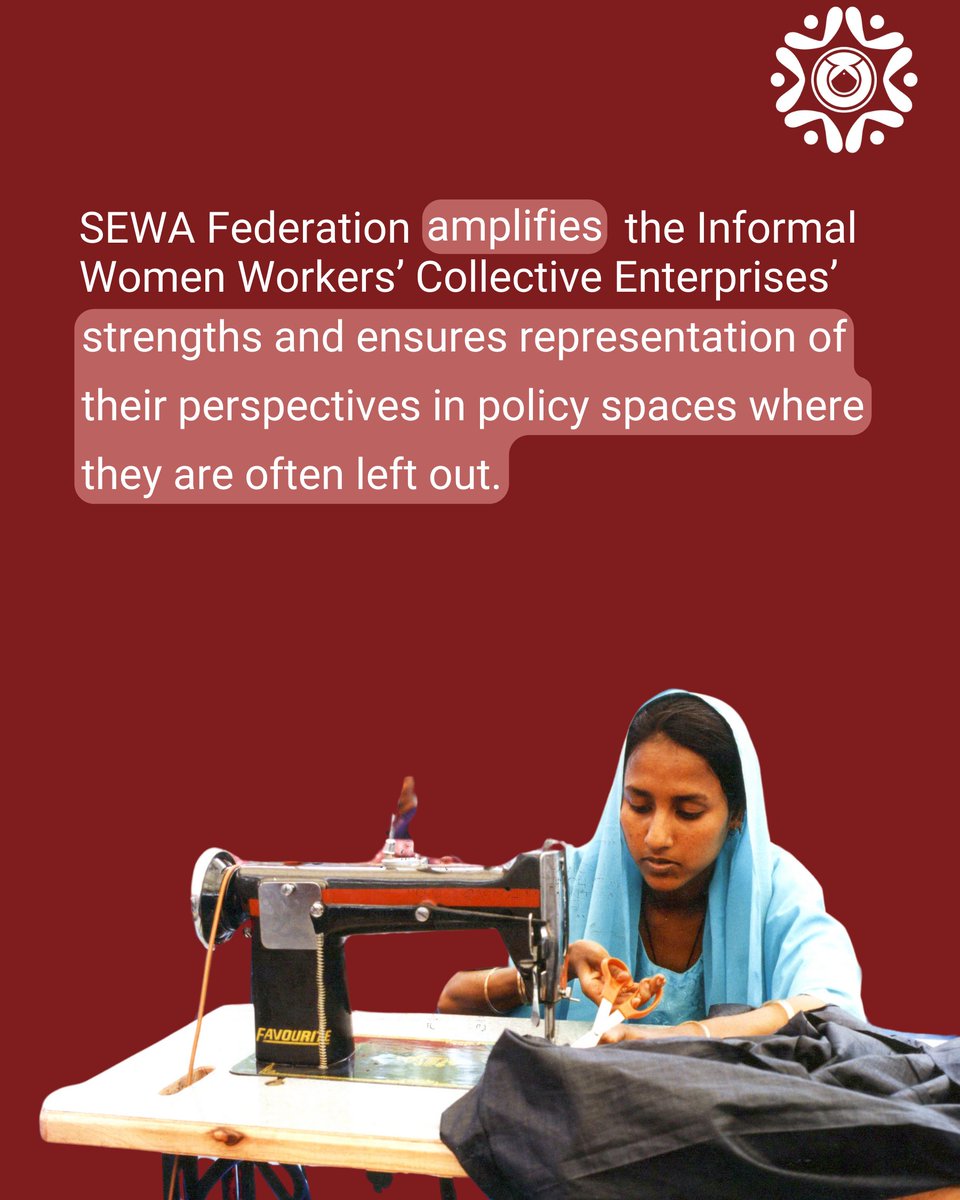 How do we work with social enterprises, completely run by, with and for poor women, to achieve full employment and self-reliance at the collective and member level? Read more: sewafederation.org/our-services/ #womenswork #womenatwork #womenswooperative #grassrootswomen #womenscollective