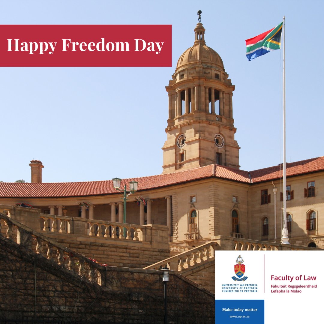 #FreedomDay is a reminder of the struggle and sacrifices made by South Africans in the pursuit of freedom and democracy. It is a day to celebrate the progress made and reaffirm our commitment to building a more inclusive and equitable society. #UPLaw #LegalPrimaFacie