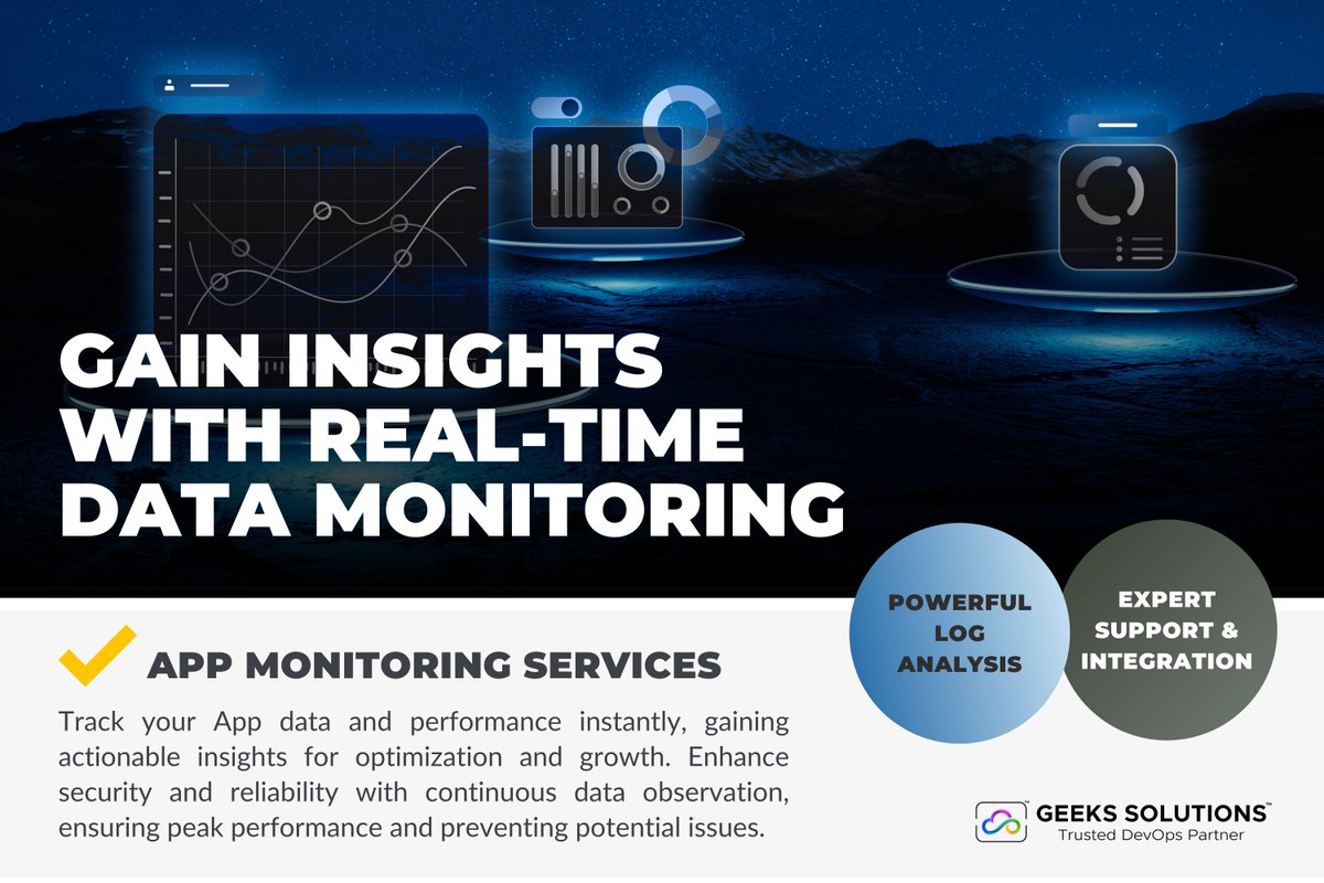 Boost Your Business with 'Application Monitoring Services'.

Take control of your data with our comprehensive monitoring services!
#RealTimeMonitoring #AppInsights #ElasticStack #DataAnalytics #AppPerformance #DataMonitoring #AppSecurity #TechSolutions