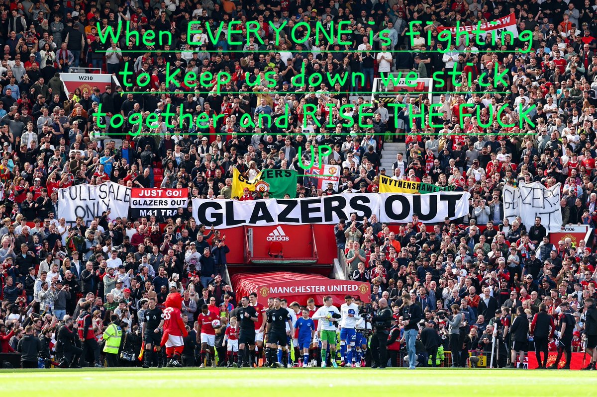 Good morning, mother truckers. Happy gameday. Wonder how bad the officials will be across the board today? Not forgetting the complimentary penalty to Burnley between 84 and 96th minute of the game today. And remember, old trafford make it loud #GlazersFullSaleNOW #Glazersout