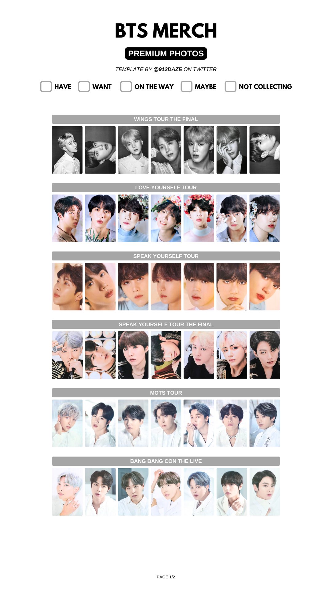 BTS 防弾少年団 MOS TOUR PREMIUM PHOTO 7枚セット BTS 防弾少年団 MOS TOUR PREMIUM PHOTO 7枚セット BTS 防弾少年