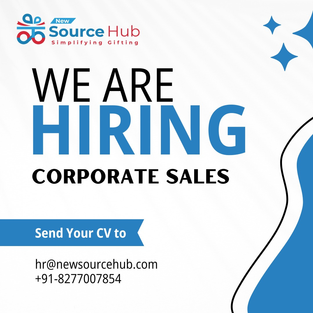 Hiring for Corporate sales
#jobs #hiring #newsourcehub #corporategifting #customgifts #corporategifting #personalizedgifts #CorporateGifting #EmployeeGifting #GiftIdeas #EmployeeRecognition #GiftHampers #Branded
