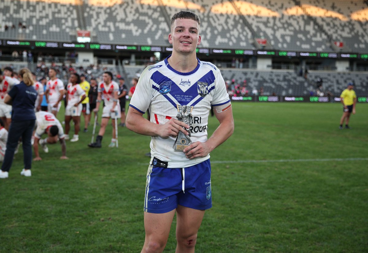Congratulations to Bulldogs captain Mitchell Woods, who was named the 2024 UNE SG Ball Cup Player of the Series 🏅

#NSWRLGF #SGBallCup