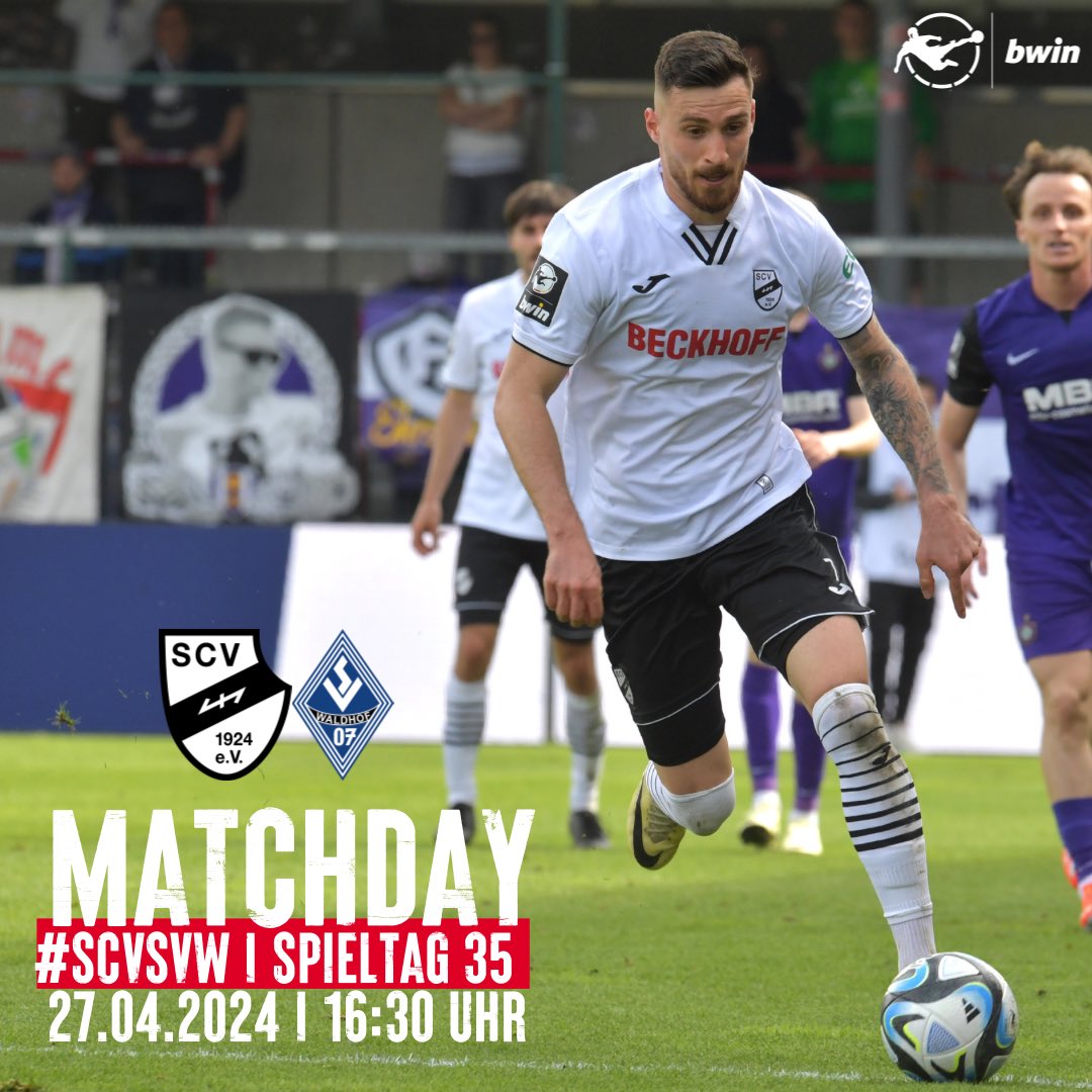 MATCHDAY!

Um 16:30 Uhr kommt Waldhof Mannheim in unsere Sportclub Arena!

Auf geht’s Sportclub!⚫️⚪️

#scverl #3liga #zeigtsuns #fu3ball #SCVSVW