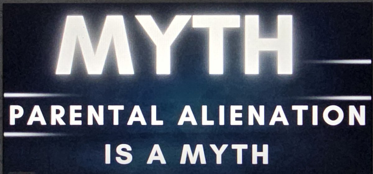 As part of our #mythbuster series @DawnMcCarty & I are speaking up as adultchild survivors & a #mentalhealth practitioner (me) abt the fact that people say that #ParentalAlienation (aka child psychological abuse) is NOT real @antialienationp youtu.be/_RoAnsKnY-I?si… via @YouTube