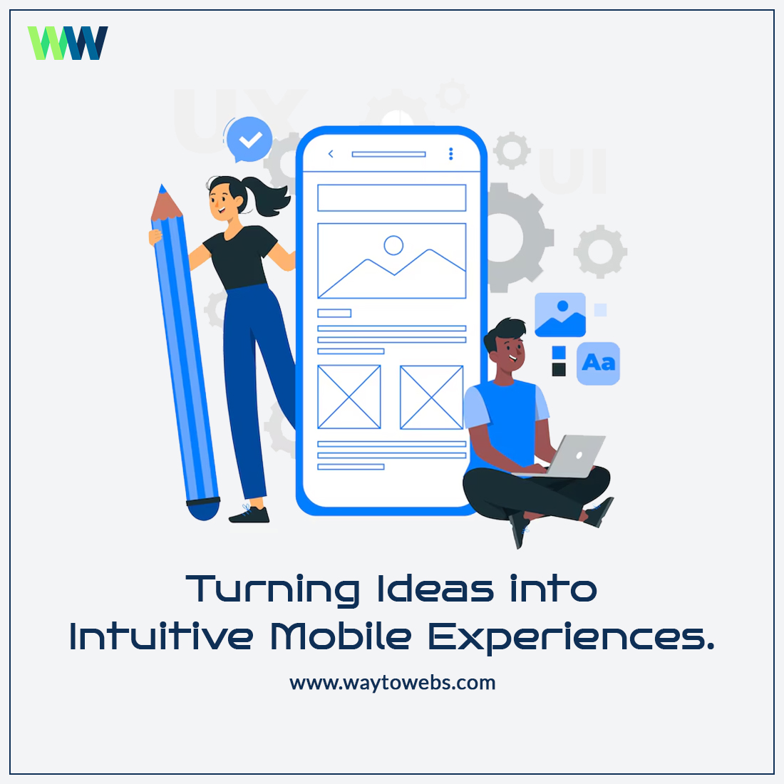Turning ideas into intuitive mobile experiences. #mobileapp #app #mobileappdevelopment #android #appdevelopment #ios #appdesign #uidesign #waytowebs 🌐 Visit: waytowebs.com📞 Call Us: +91 99519 91336 📧 Mail Us: design@waytowebs.com