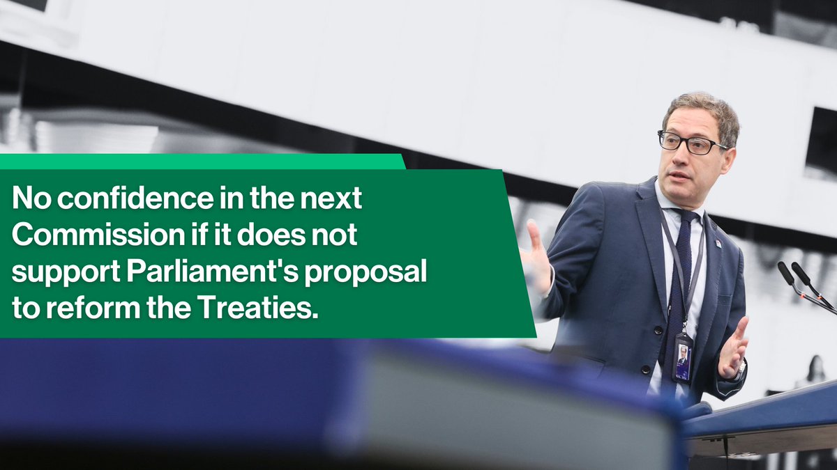Watch here youtube.com/watch?v=38Q3mj… For his last intervention in this Parliamentary mandate, our President, MEP @DomenecD highlighted the importance of the ongoing process regarding Treaty Change and the necessity of other European institution to act on this.