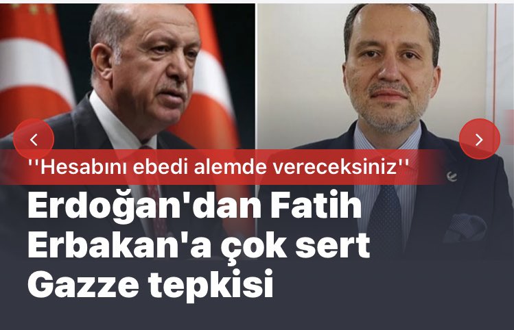 Cumhurbaşkanı Erdoğan'dan Fatih Erbakan'a çok sert Gazze tepkisi: ''Hesabını ebedi alemde vereceksiniz'' bolgegundem.com.tr/cumhurbaskani-…