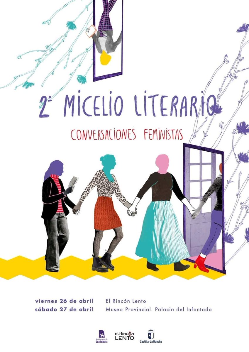 Con impermeable y botas de agua, pero con muchas ganas de disfrutar del Micelio Literario de este año. 
#MicelioLiterario  #literatura  #DiaDelLibro2024  #feminismo  #encuentro