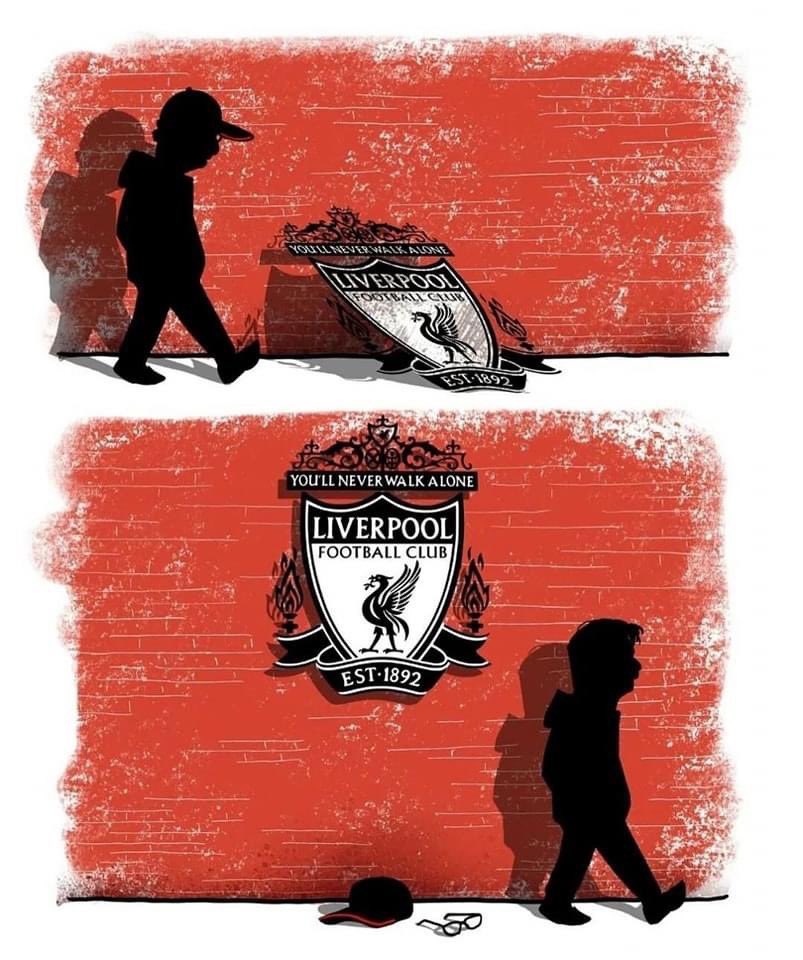 A picture with lots of meaning. A man who rebuilt the legendary Merseyside club ♥️