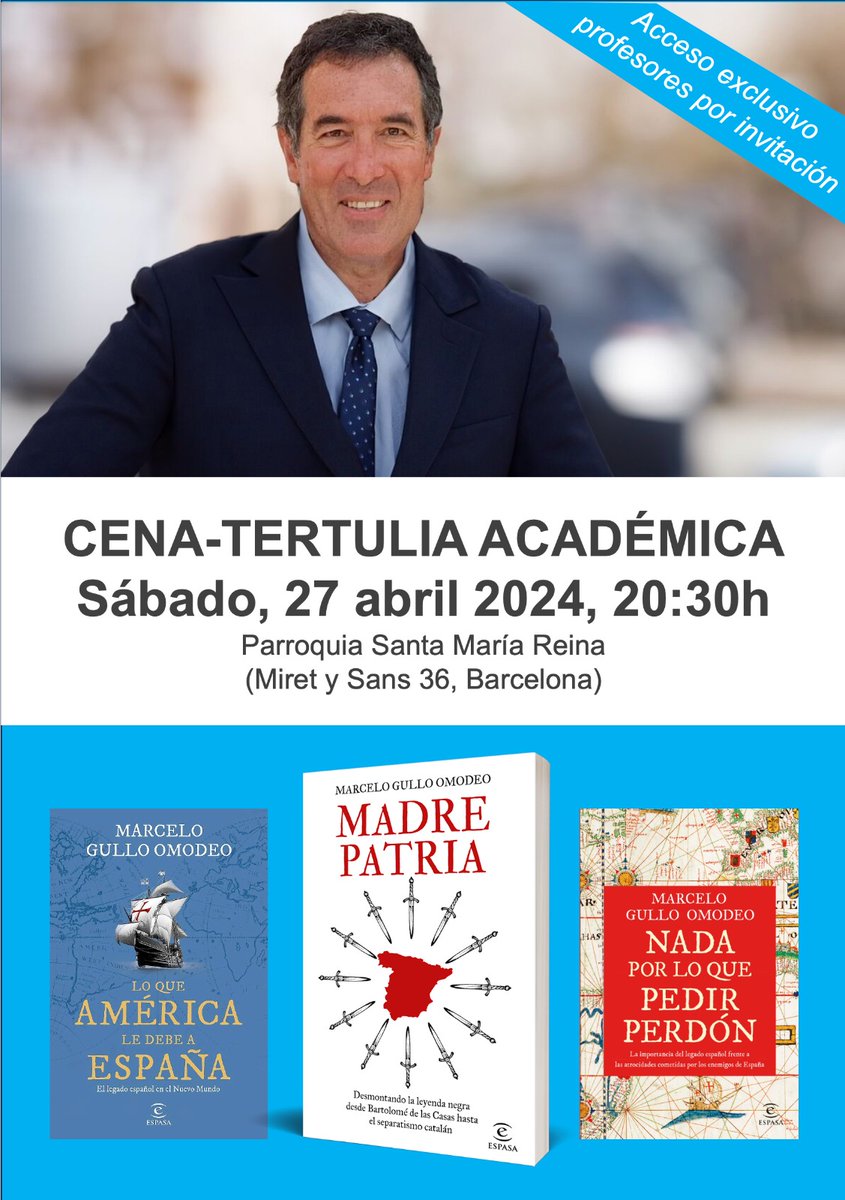 Hoy sábado 27 en Barcelona Cena Terulia Académica.