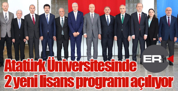 Atatürk Üniversitesinde 2 yeni lisans programı açılıyor erkhaber.com/ataturk-univer…