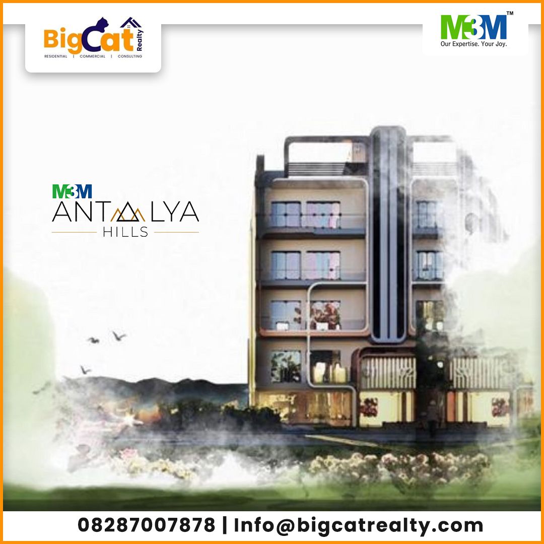 M3M Antalya Hills
Discover your dream home at M3M Antalya Hills Sector 79 Gurgaon
✅ 2.5/ 3.5 BHK with Basement and Terrace

BigCat Realty Pvt Ltd
+91-8287007878
Info@bigcatrealty.com
412,Vipul Business Park,Sohna Road
Sector 48,Gurugram, Haryana 122018