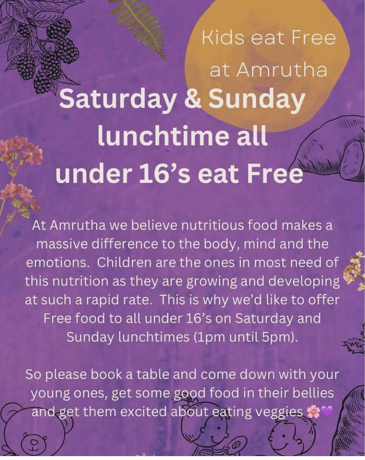 Woohoo 🎉Did you know this fantastic BIZ Amrutha has been one year on the block in Honor Oak-this Vegan restaurant has certainly brightened up the SE23 parade & is a great addition to the area-if not yet been I highly recommend #EatLocal #PopInAndSupport #KeepOurIndieBizinBiz