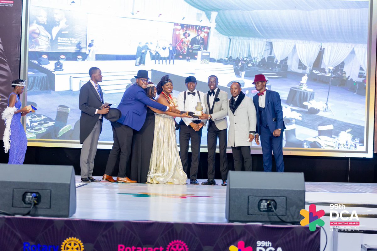 So proud for the team,  won
• Institutional Based Club of the year in Uganda and Tanzania
• ⁠Peace Champion Award, Uganda and Tanzania 
• ⁠Social Media Engagement Award 
• ⁠President of the Year Uganda and Tanzania 
• ⁠100% Giving Club to the Rotary Foundation
#99thDCA
