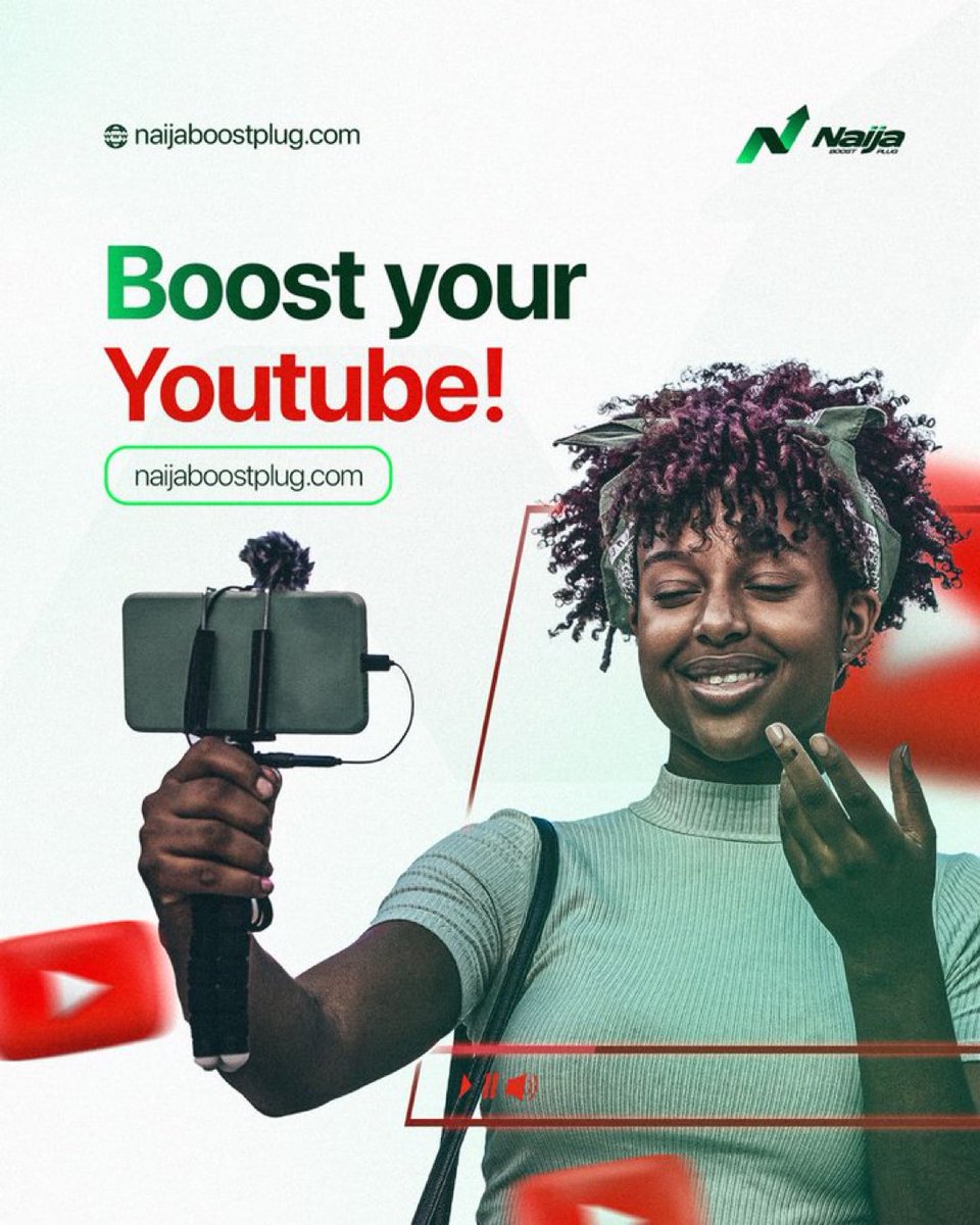 Make the most of your Saturday by giving your YouTube channel a boost! Spend this weekend investing in your channel's growth. Sign up on naijaboostplug.com to kickstart your journey. #NaijaBoostPlug