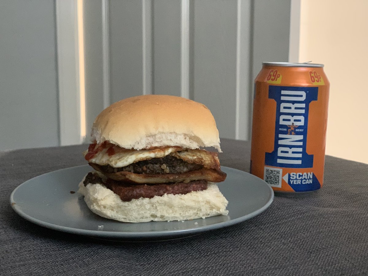 Scottish Cuisine: Roll with egg, haggis, potato scone and square sausage. Pic: eilidh_macd93/X