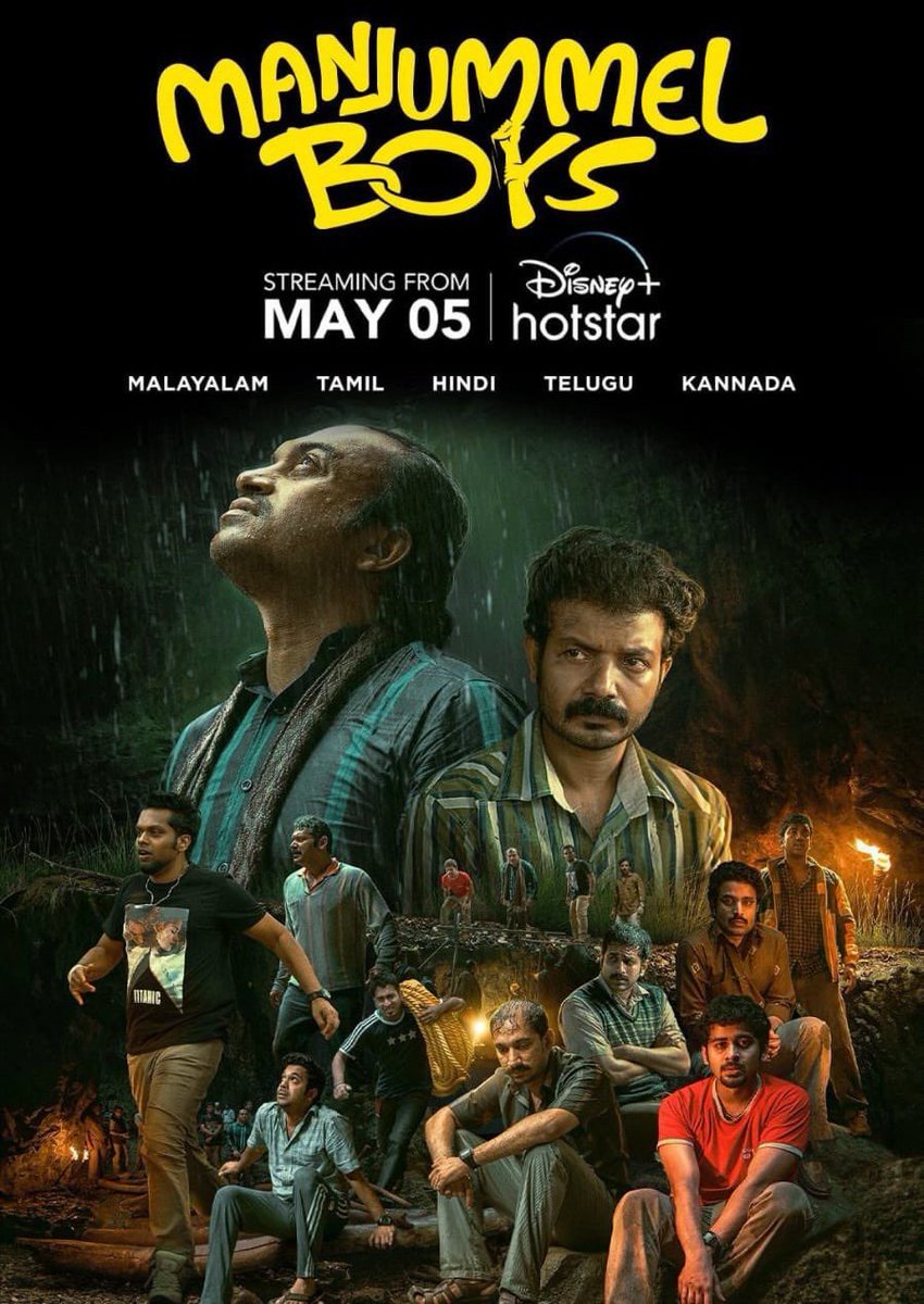 #ManjummelBoys ott release May 5th #DisneyPlusHotstar #Malayalam #Hindi #Tamil #Telugu #Kannada #ott #DisneyPlus #Hotstar