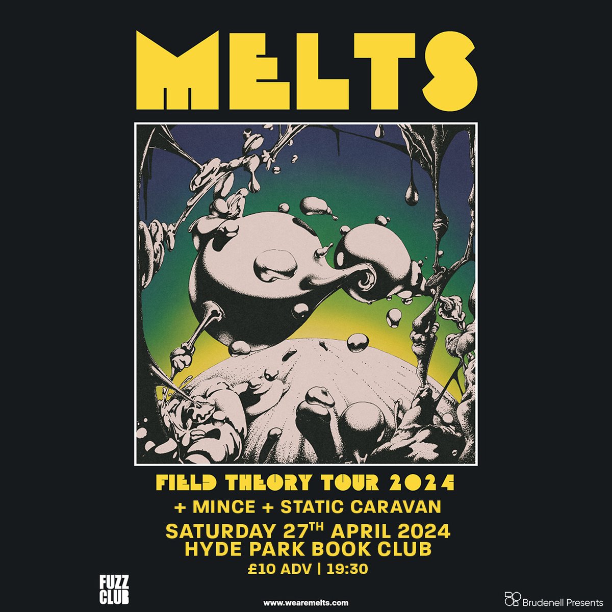 TONIGHT over at @HPBCLeeds, @wearemelts take over the basement, along with support from @wearemince & @static__caravan ⚡️ Final advance tickets below!👇 ➡️ bit.ly/MELTS-LdsTix