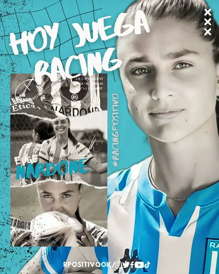 🎓 Hoy juegan ellas. Hoy juega Racing 🆚 Huracán en el Predio La Quemita a las 15 horas por CAHURACAN YOUTUBE (F7️⃣). CON TODO, VAMOS CHICAS 💙

#RacingPositivo #FúbolFemenino