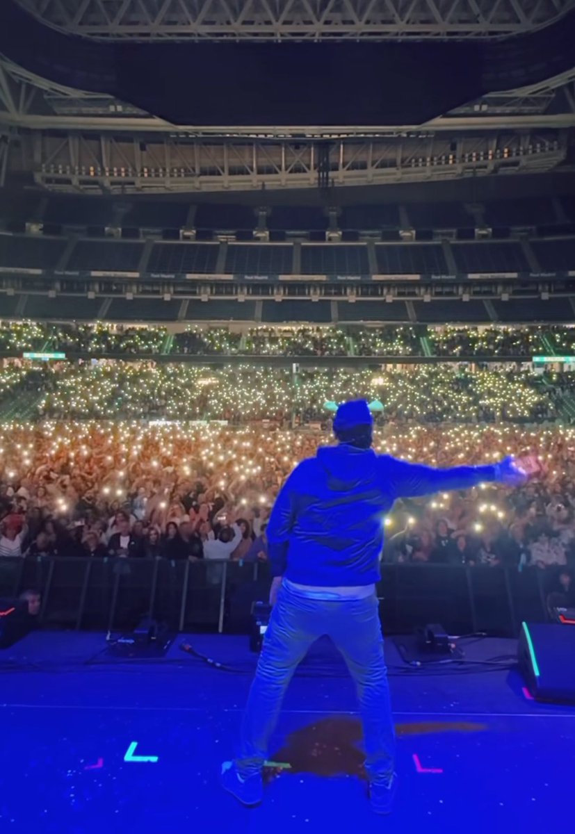 First concert at the new Bernabéu ✔️