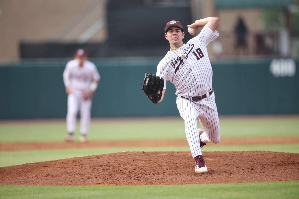 Quality 👏 6.0 IP | 2 R | 2 ER | 6 K | W (8-0) #GigEm x @ryanprager10