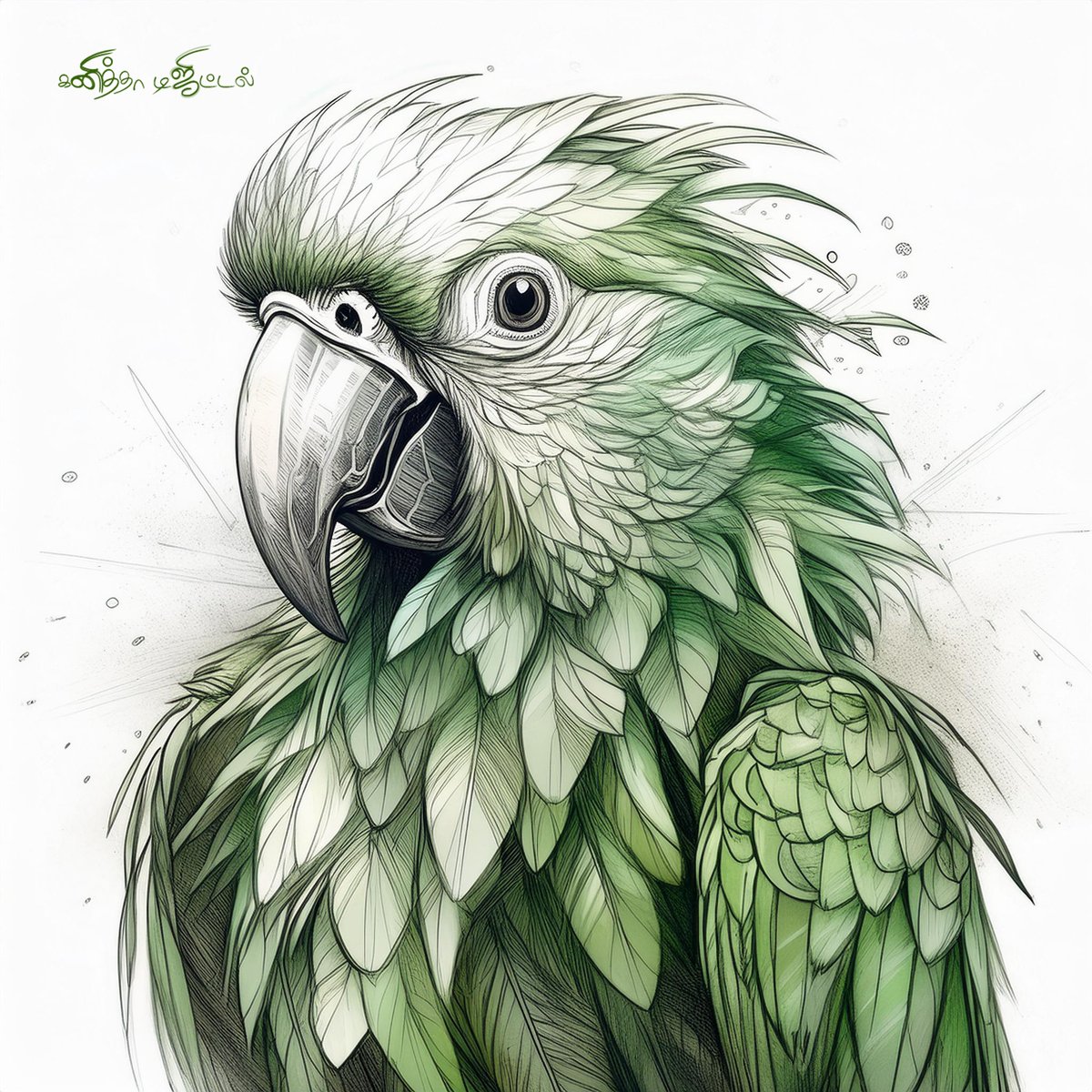 ganes7th's tweet photo. 2D Pencil Sketch
#parrotlover #AdobeFirefly
#ganithadigital #ganithaphotography
#adobephotoshopcc2024 #moovalur
#smalbum #mayiladuthuraidistrict https://t.co/BYBqvL8Nbz