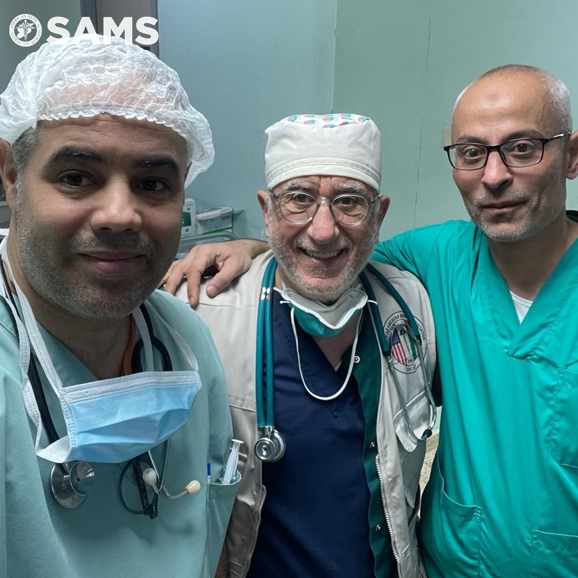 Dr. Under the Spotlight: Dr. Mohammed Naji, a Syrian-born anesthesiologist, board-certified by the @AbaPhysicians. Alumni of Damascus University, & practiced at Drexel U & CHOP. Founder of #SAMS' DC Chapter, he also conducts medical missions globally. #Syria #Healthcare